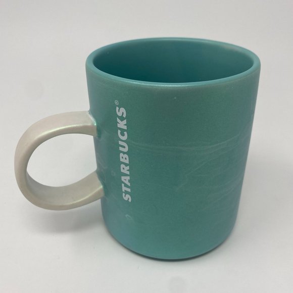 Starbucks Spring 2020 Mins Blue Marble Shimmer Ceramic Cup Mug 12 fl oz - Picture 1 of 5